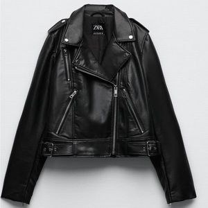 PU leather jacket